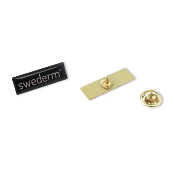 Brass Pins - Convex 3D Doming - Any Logo - PWD004