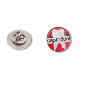 Brass Pins - Convex 3D Doming - Any Logo - PWD009