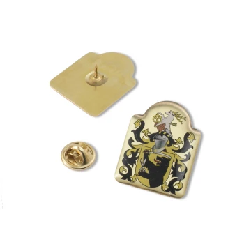 Brass Pins - Convex 3D Doming - Any Logo - PWD005