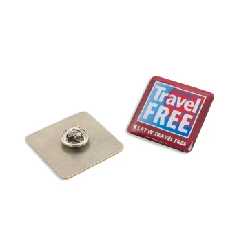 Brass Pins - Convex 3D Doming - Any Logo - PWD008