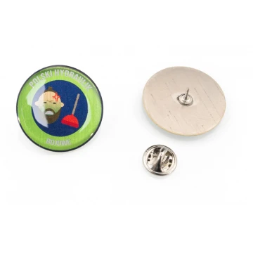 Brass Pins - Convex 3D Doming - Any Logo - PWD014