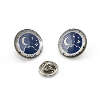 Brass Pins - Convex 3D Doming - Any Logo - PWD018