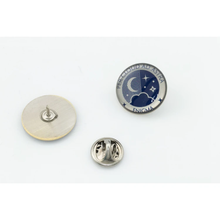 Brass Pins - Convex 3D Doming - Any Logo - PWD018