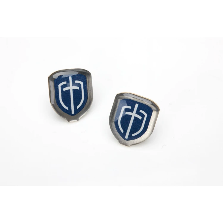 Brass Pins - Convex 3D Doming - Any Logo - PWD021