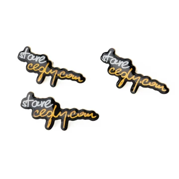 Brass Pins - Convex 3D Doming - Any Logo - PWD022