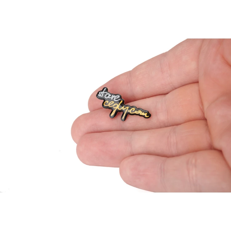 Brass Pins - Convex 3D Doming - Any Logo - PWD022