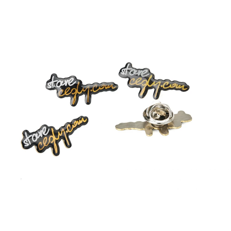 Brass Pins - Convex 3D Doming - Any Logo - PWD022