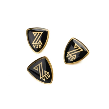 Brass Pins - Convex 3D Doming - Any Logo - PWD023