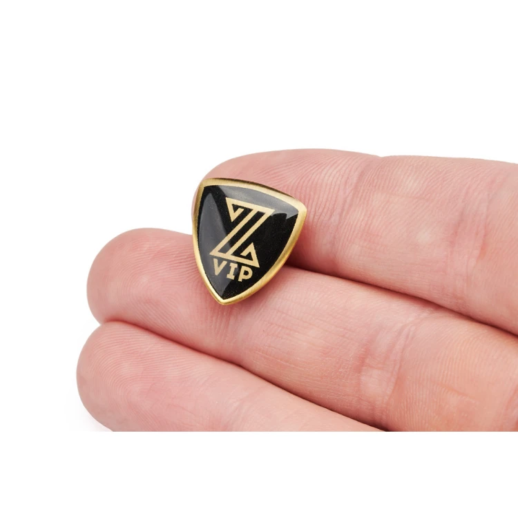 Brass Pins - Convex 3D Doming - Any Logo - PWD023