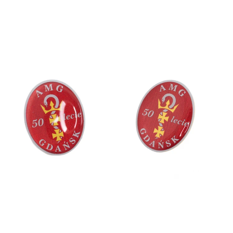 Brass Pins - Convex 3D Doming - Any Logo - PWD012