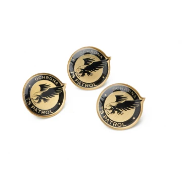 Brass Pins - Convex 3D Doming - Any Logo - PWD024