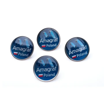 Brass Pins - Convex 3D Doming - Any Logo - PWD027