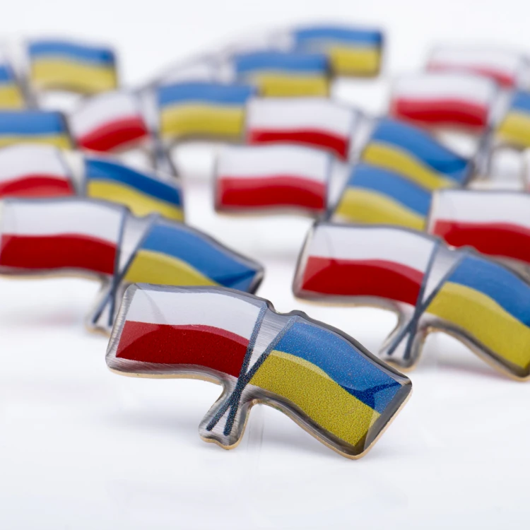 Brass Pins - Convex 3D Doming - Any Logo, Flag - PWD030