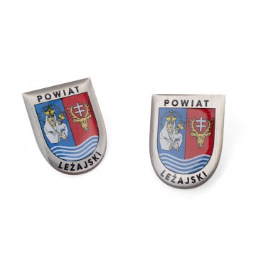 Brass Pins with Any City Coat of Arms - 3D Domed - Custom Logo - PWD028