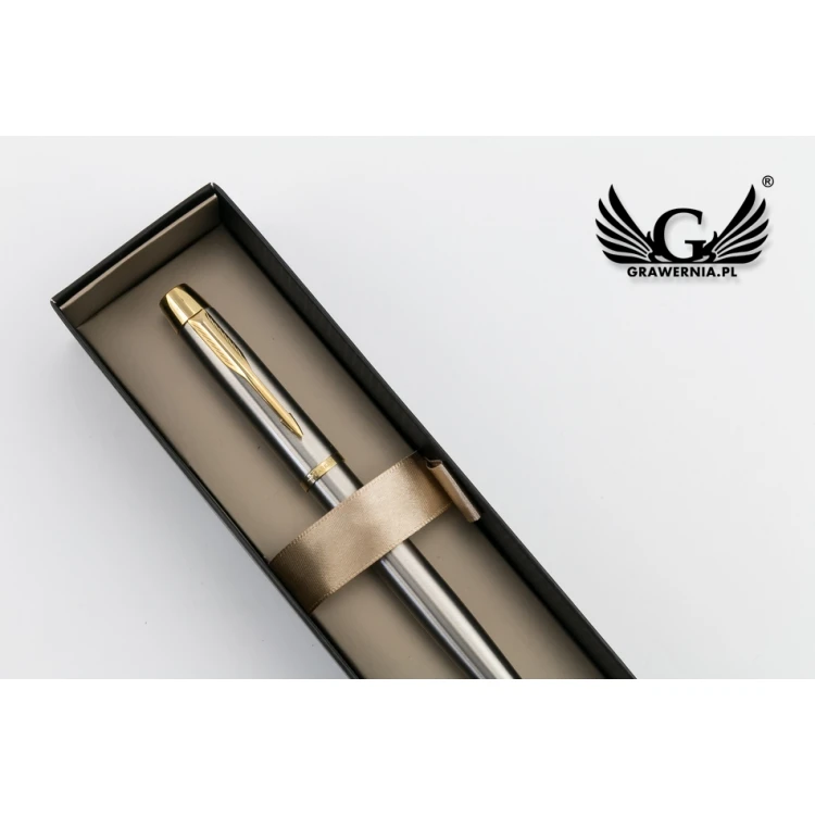 PARKER IM Brushed Metal GT Ballpoint Pen - PAR163-PK-SW