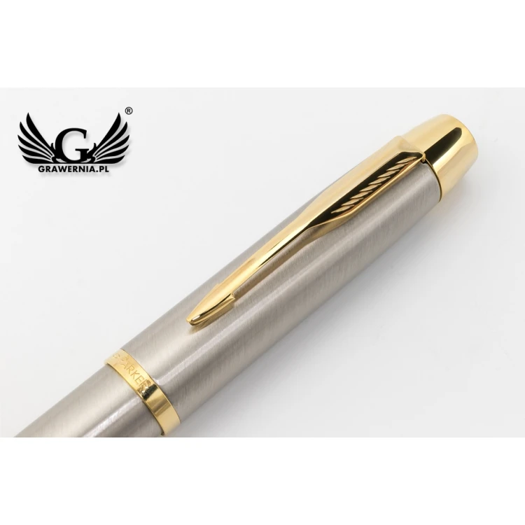 PARKER IM Brushed Metal GT Ballpoint Pen - PAR163-PK-SW