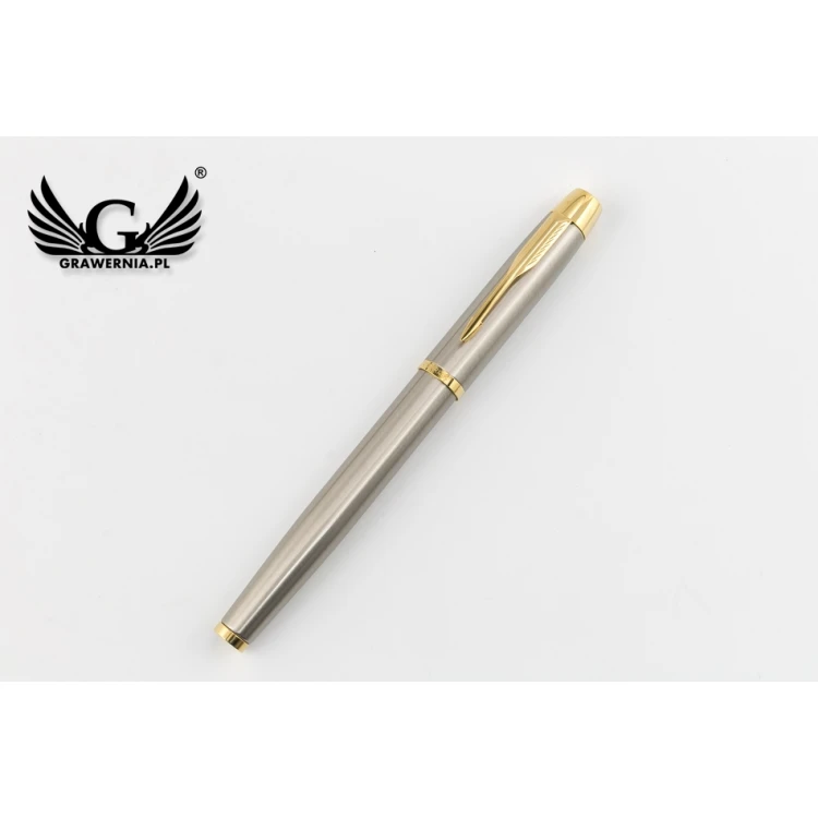 PARKER IM Brushed Metal GT Ballpoint Pen - PAR163-PK-SW