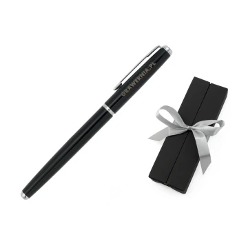 Siena Ballpoint Pen with Custom Engraving - Black - PKL001