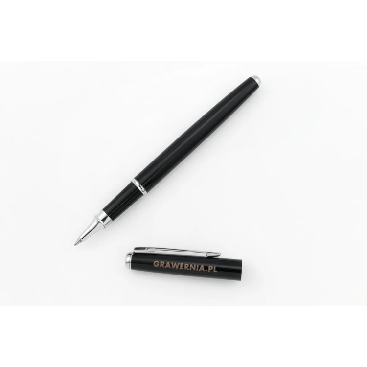 Siena Ballpoint Pen with Custom Engraving - Black - PKL001