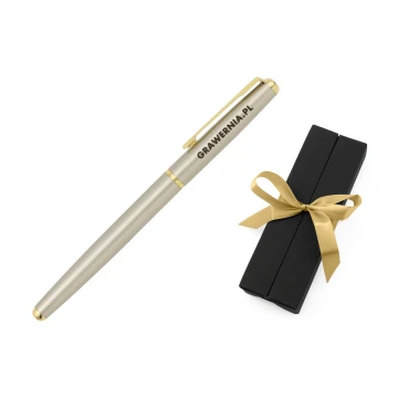 Siena Ballpoint Pen with Custom Engraving - Sand - PKL002