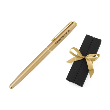 Siena Ballpoint Pen with Custom Engraving - Gold - PKL003