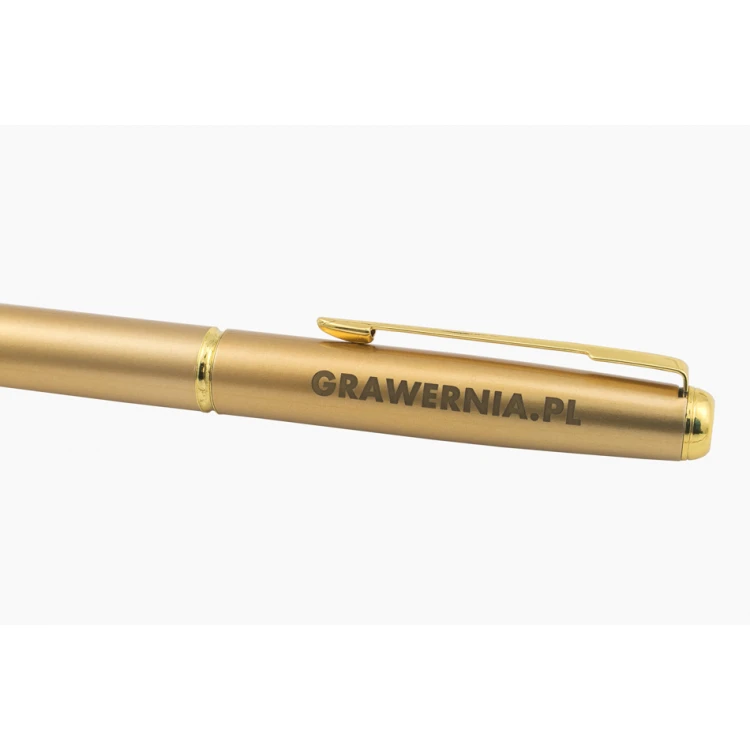 Siena Ballpoint Pen with Custom Engraving - Gold - PKL003