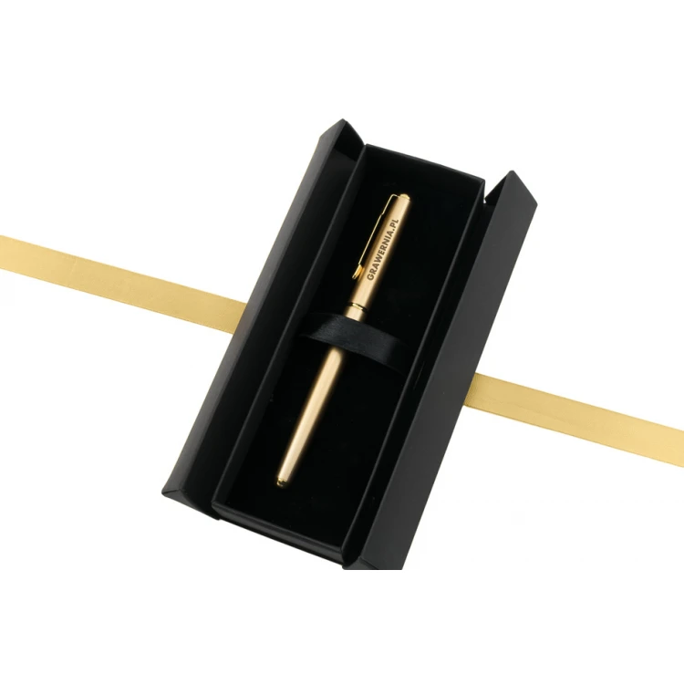 Siena Ballpoint Pen with Custom Engraving - Gold - PKL003