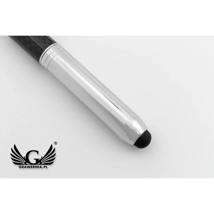 Ballpoint Pen with HERI New Promesa Stamp&Touch - Silver - HER012