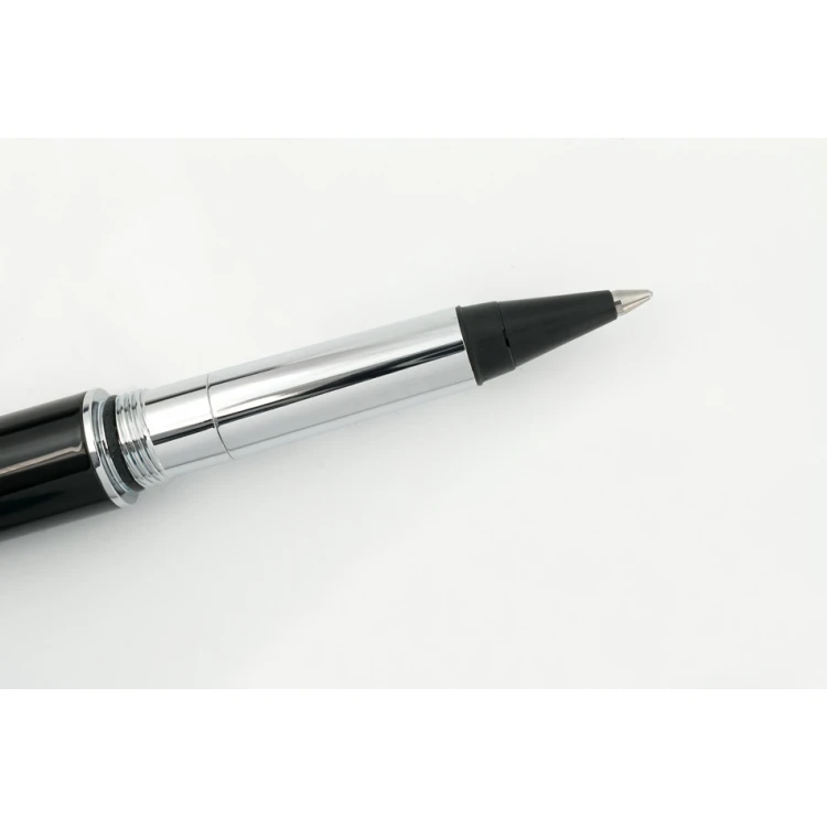 Ballpoint Pen with HERI New Promesa Stamp&Touch Black - Silver - HER011-2