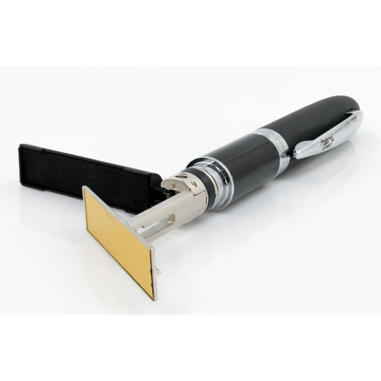 Ballpoint Pen with HERI New Promesa Stamp&Touch Black - Silver - HER011-2