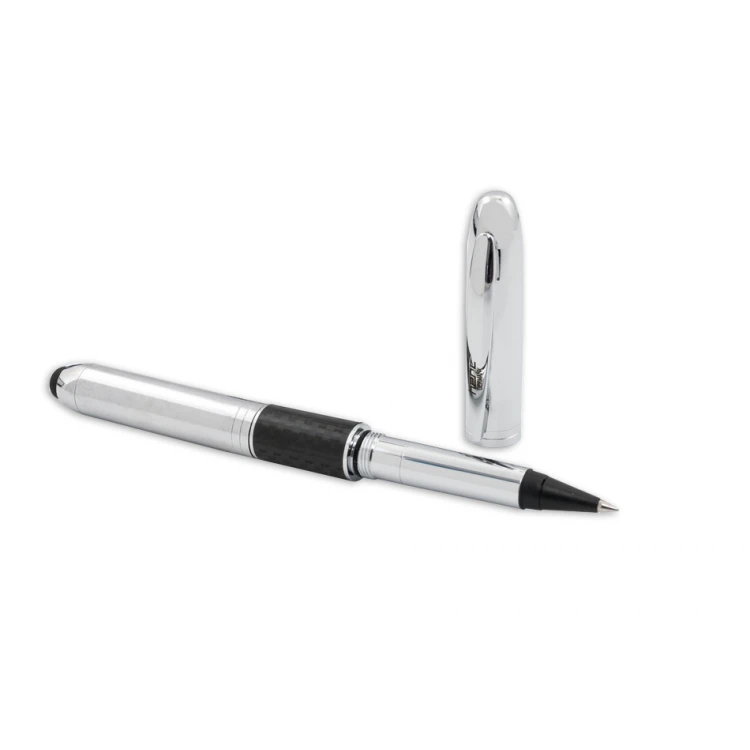 Ballpoint Pen with HERI New Promesa Stamp&Touch - Silver - HER012
