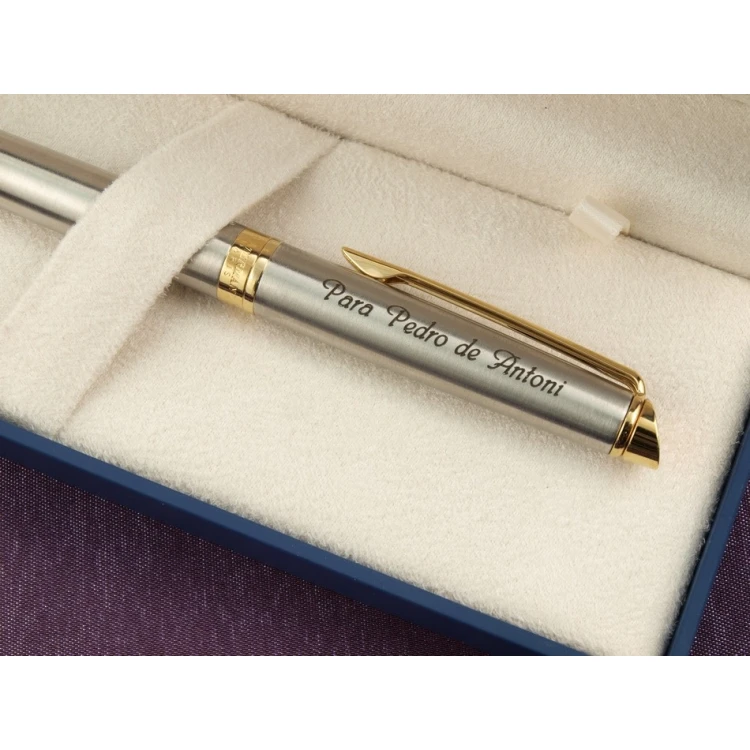 Eternal Pen WATERMAN HEMISPHERE - Satin Steel GT - WAT024