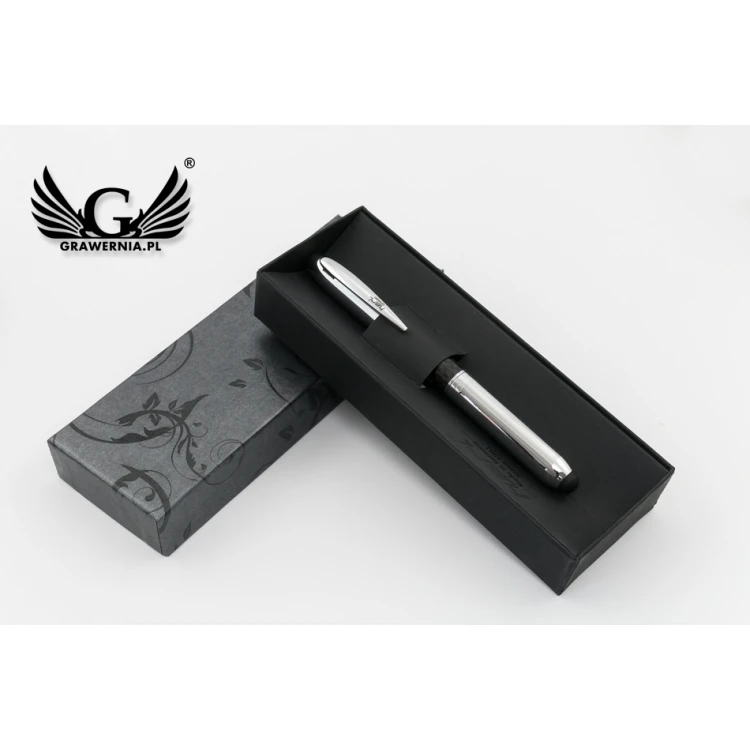 HERI New Promesa Stamp&Touch Fountain Pen - Silver - HER010