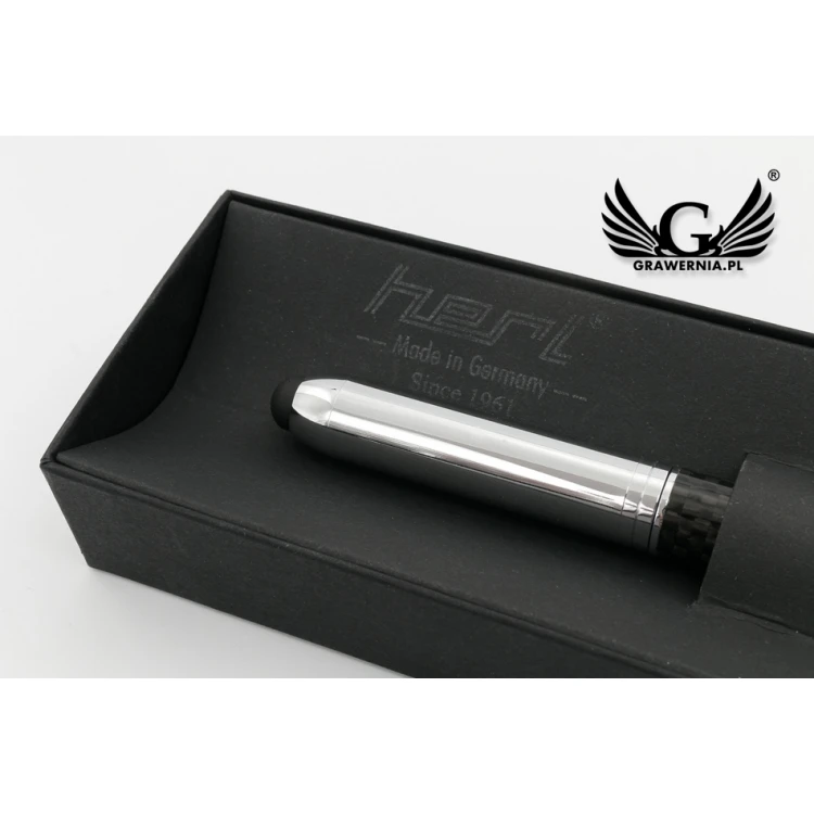 HERI New Promesa Stamp&Touch Fountain Pen - Silver - HER010