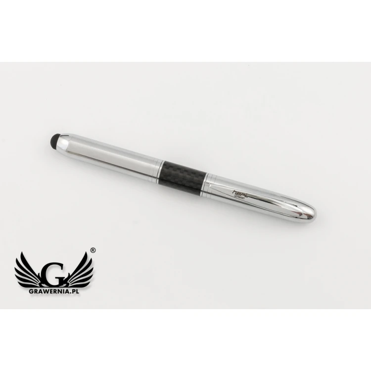 HERI New Promesa Stamp&Touch Fountain Pen - Silver - HER010