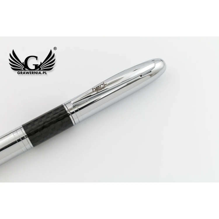 HERI New Promesa Stamp&Touch Fountain Pen - Silver - HER010