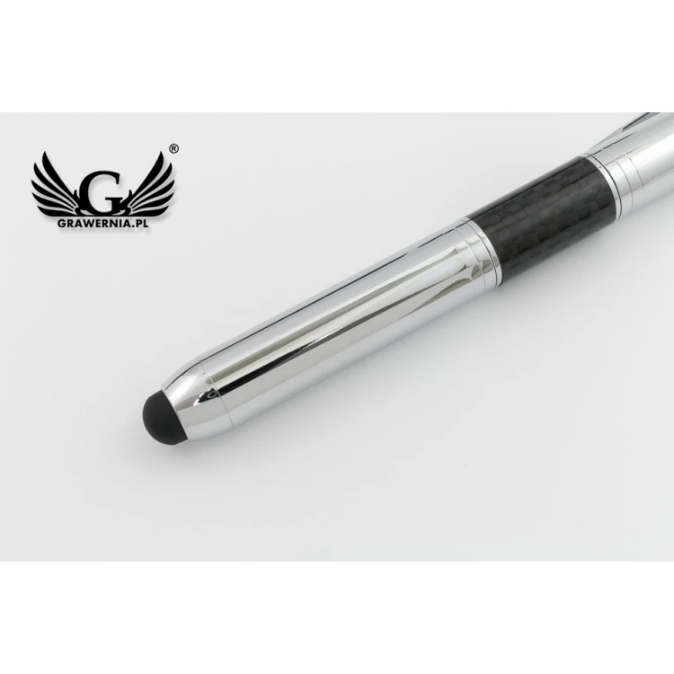HERI New Promesa Stamp&Touch Fountain Pen - Silver - HER010