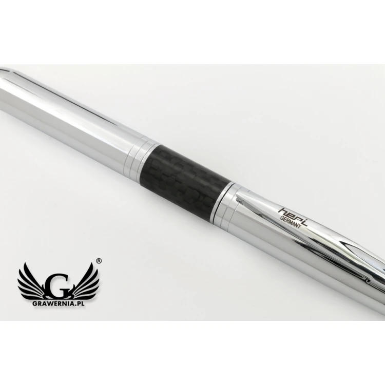 HERI New Promesa Stamp&Touch Fountain Pen - Silver - HER010