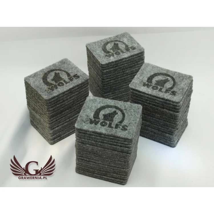 Felt Plaques with Your Company's Logo - Set of 100 pcs.