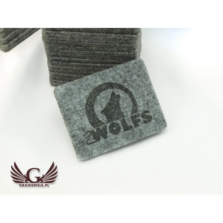 Felt Plaques with Your Company's Logo - Set of 100 pcs.