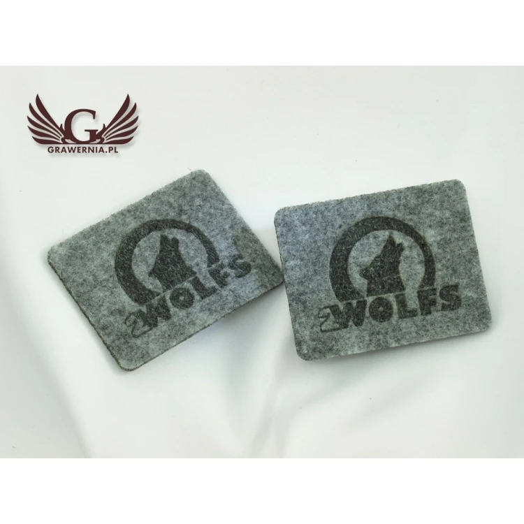 Felt Plaques with Your Company's Logo - Set of 100 pcs.