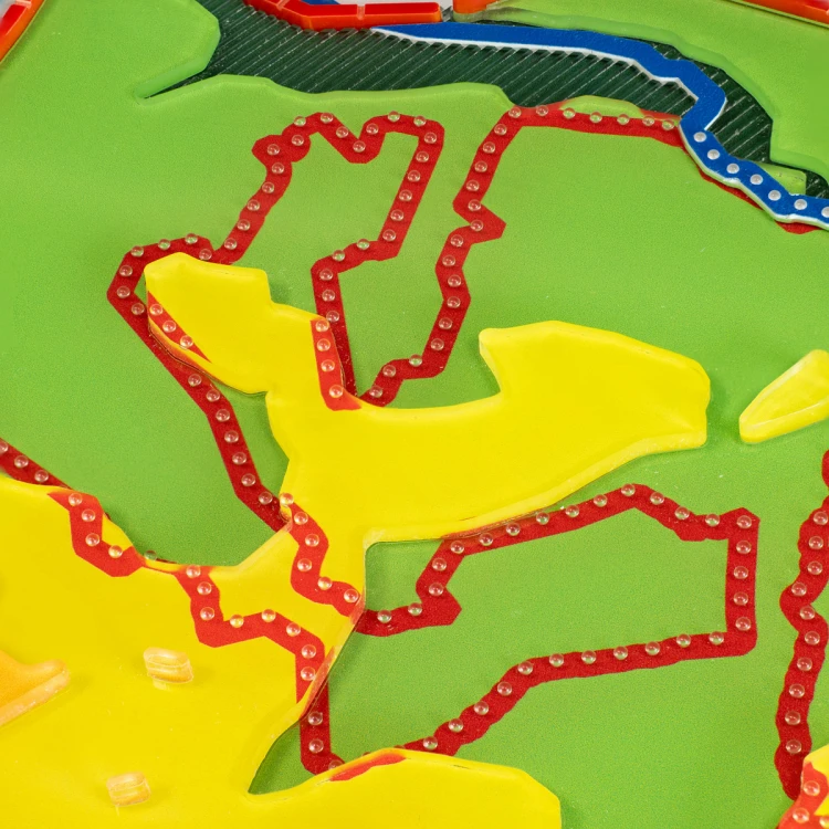 Typhlographic map of the landscape park with Braille script - size: 1100x700mm - TAB515