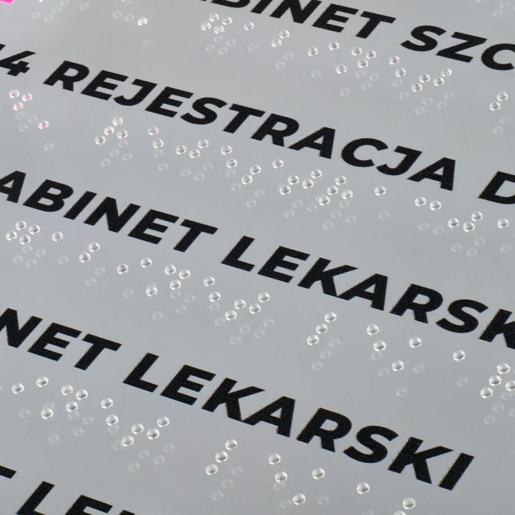 Typhlographic Plan with Braille Script - Plexi and ADA - Size: 500x380mm - TAB518