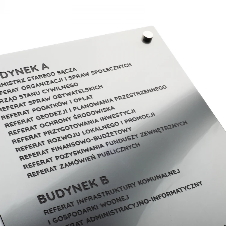 Typhlographic Plan with Braille Script and Interchangeable Element - size: 1000x650mm - TAB519