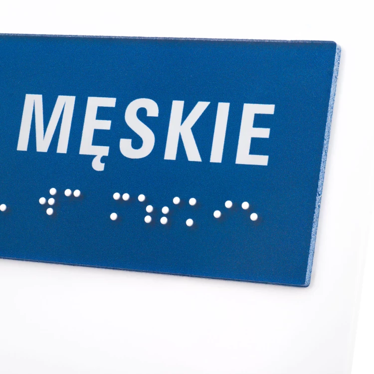 Braille tile plan - ADA plastic, laminate and acrylic - Dimension 297x210mm - TAB587
