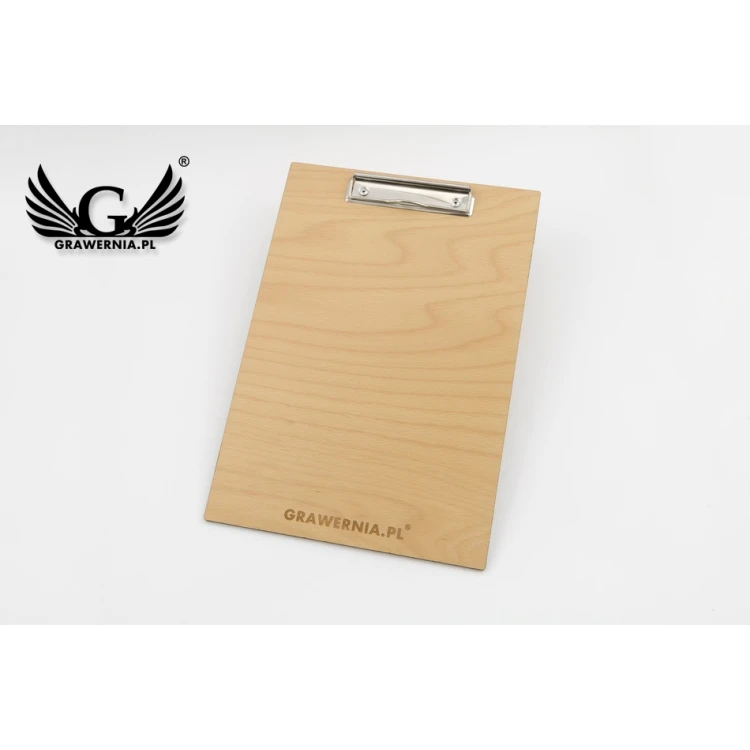 Exclusive A4 Clipboard - Birch Wood - Custom Engraving - CB001