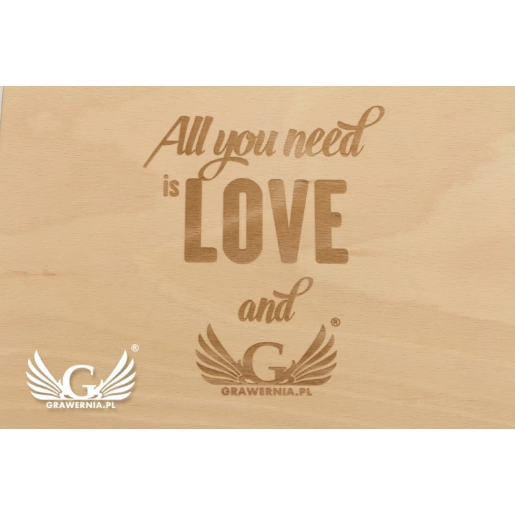 Exclusive A4 Clipboard - Birch Wood - Custom Engraving - CB001