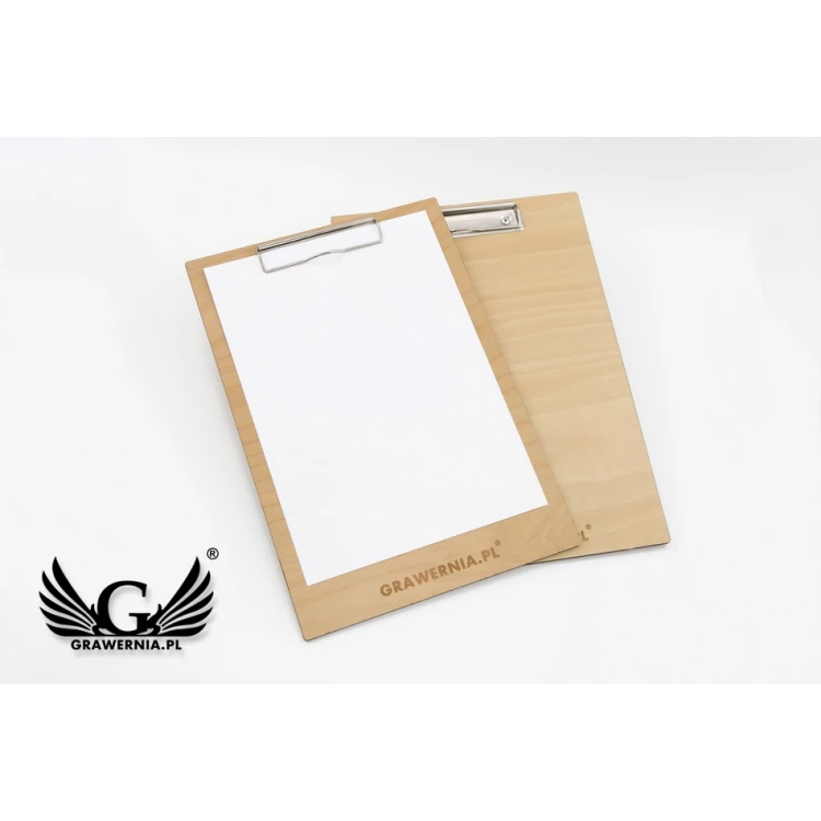Exclusive A4 Clipboard - Birch Wood - Custom Engraving - CB001