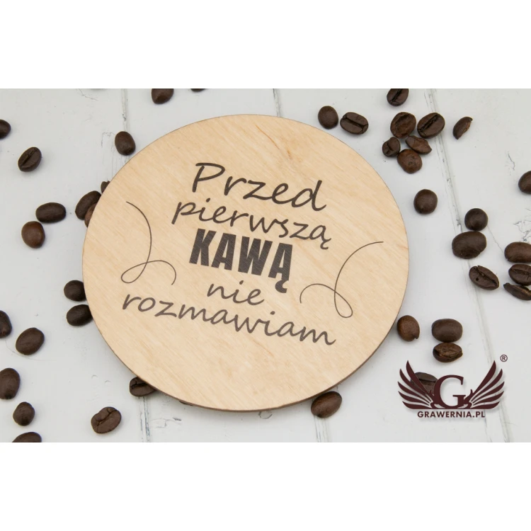 Wooden Coasters 3mm - Set of 100 pieces - UV Color Print - KOR005