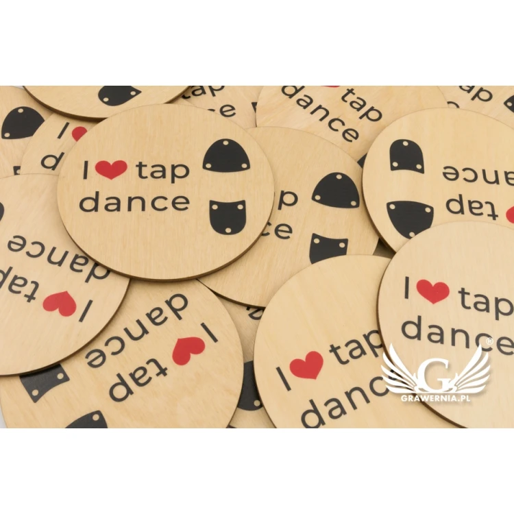 Wooden Coasters 3mm - Set of 100 pieces - UV Color Print - KOR005